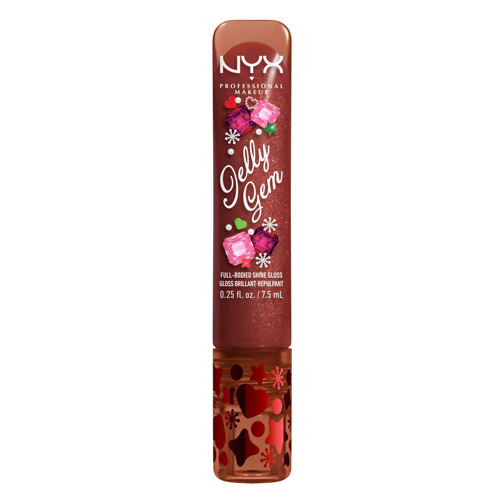 NYX Professional Makeup Bling The Halls Gloss Jelly Job BURGUNDY BLING