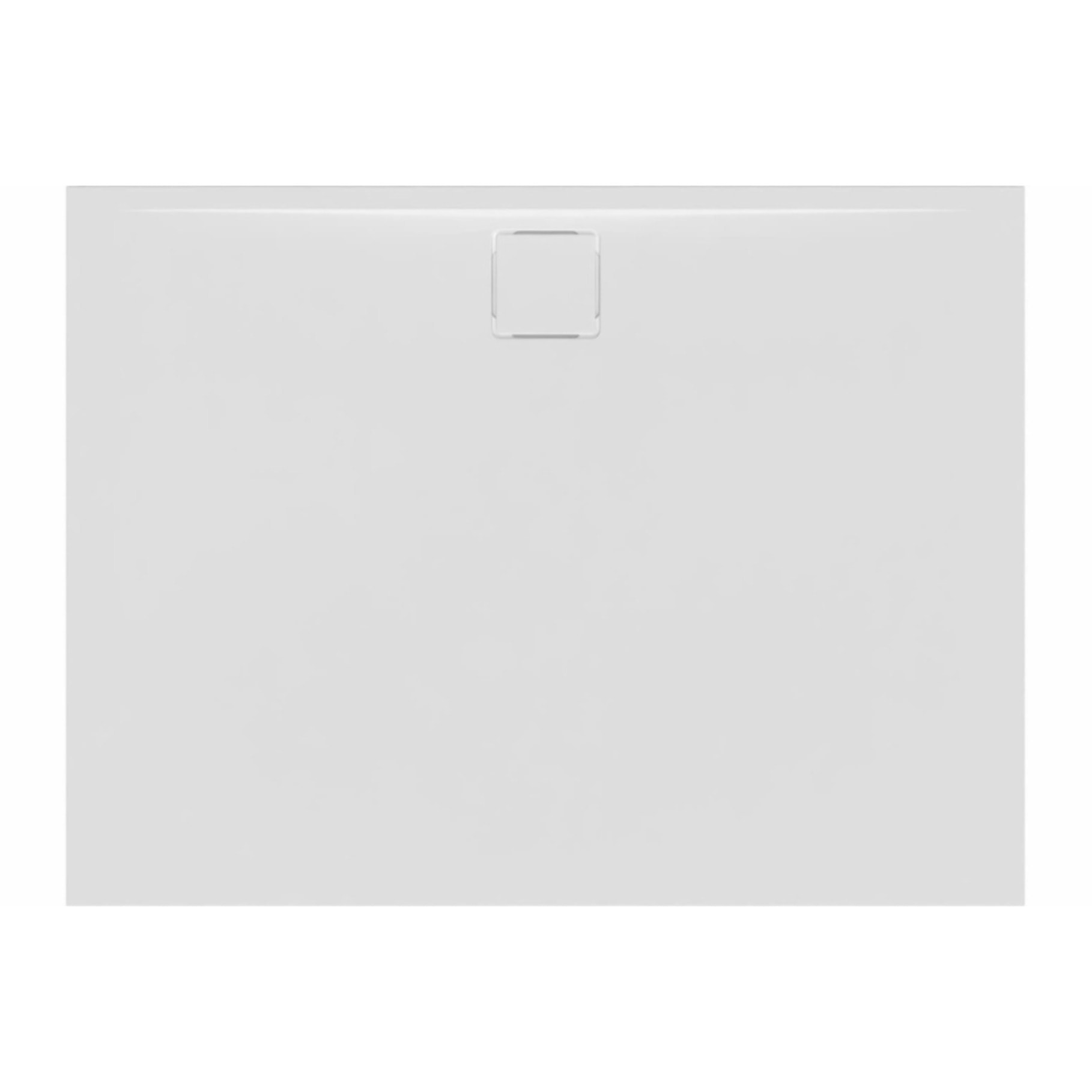 Vision 120x90cm receveur de douche rectangulaire ultra-plat 3cm, surface antidérapante, marbre coulé, blanc (SATSVVI12090B)
