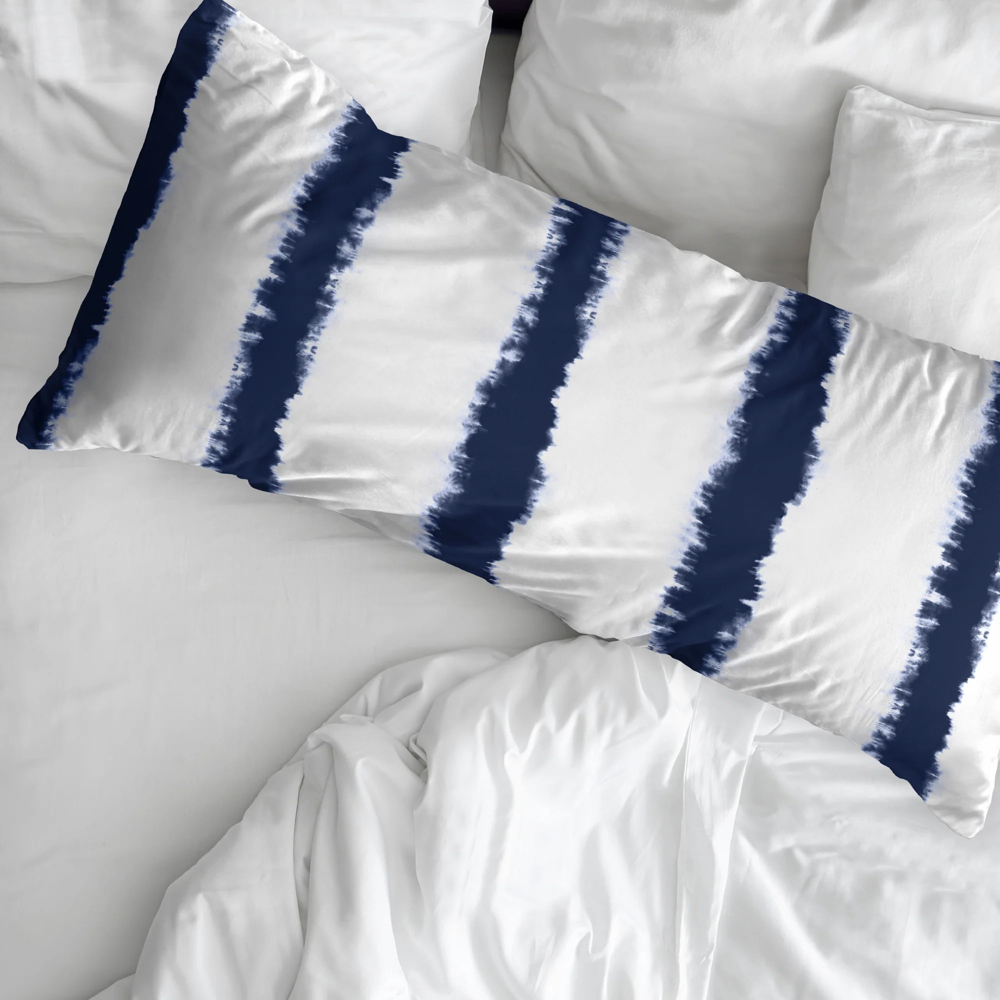 Taie d’oreiller 100 % coton 80 fils Caimari Negativo