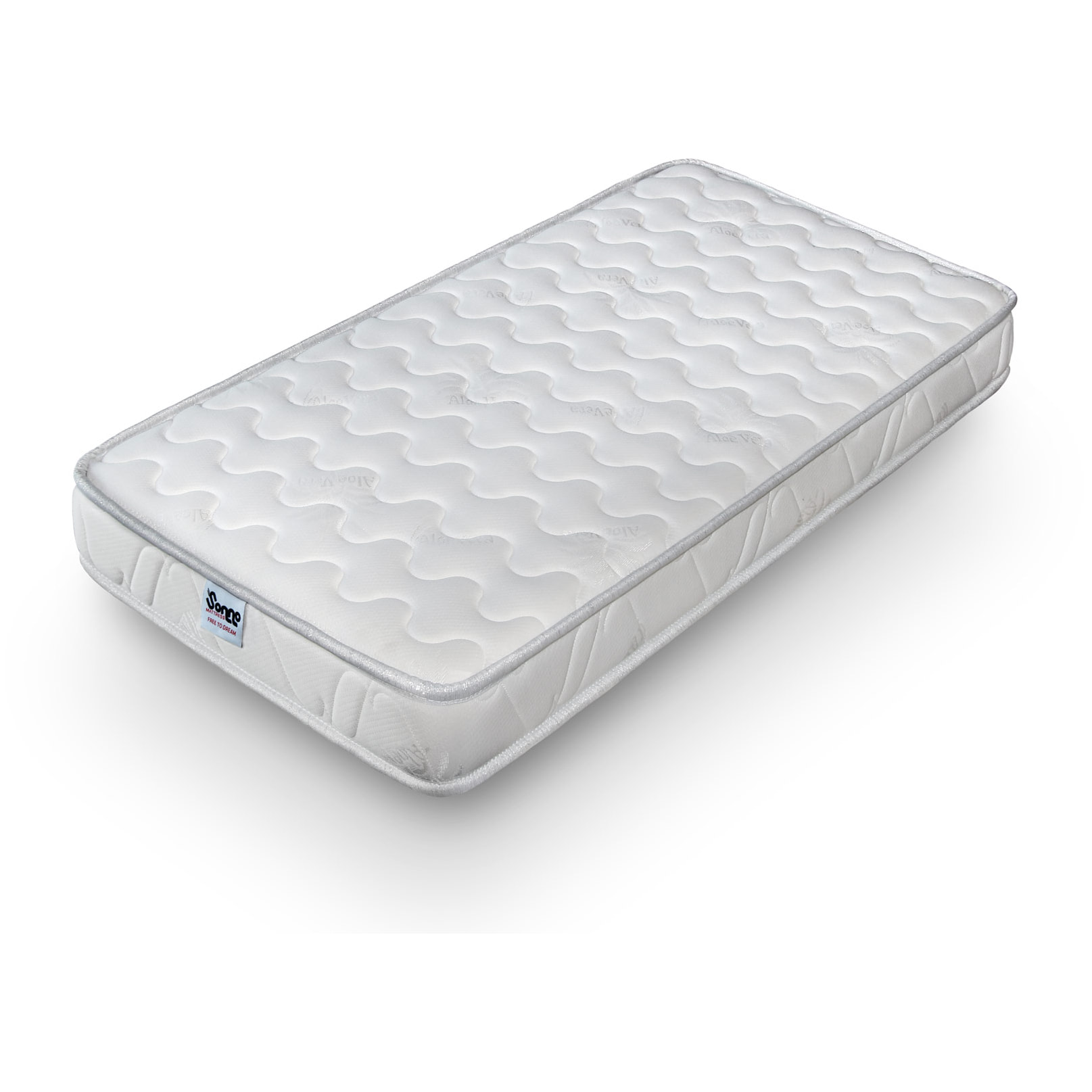 Colchón de Cuna HR Aloe Baby Basic de SonnoMattress, Altura 12 cm