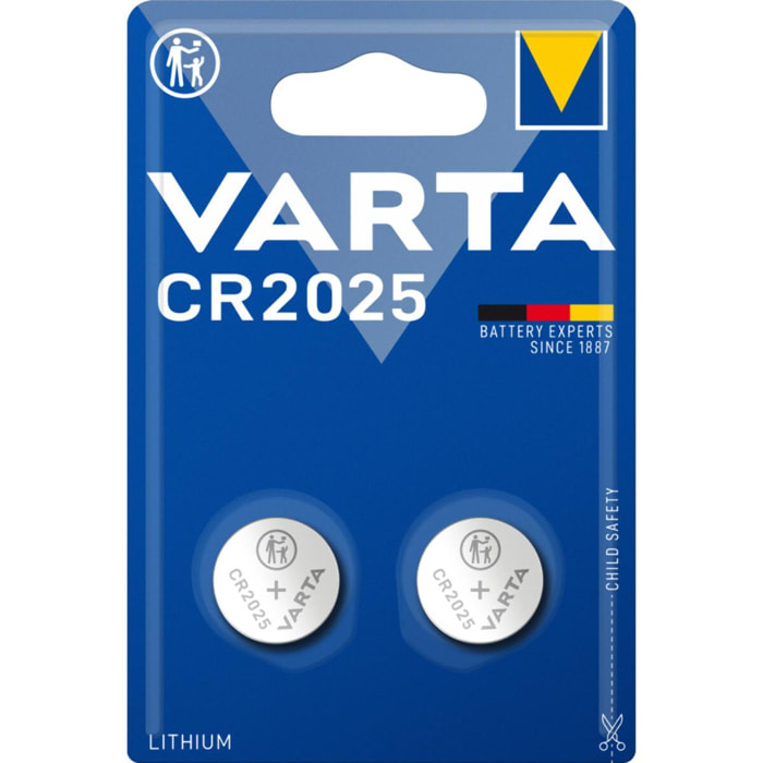 Varta - Pack de 5 Pile électronique CR2025 blister de 2