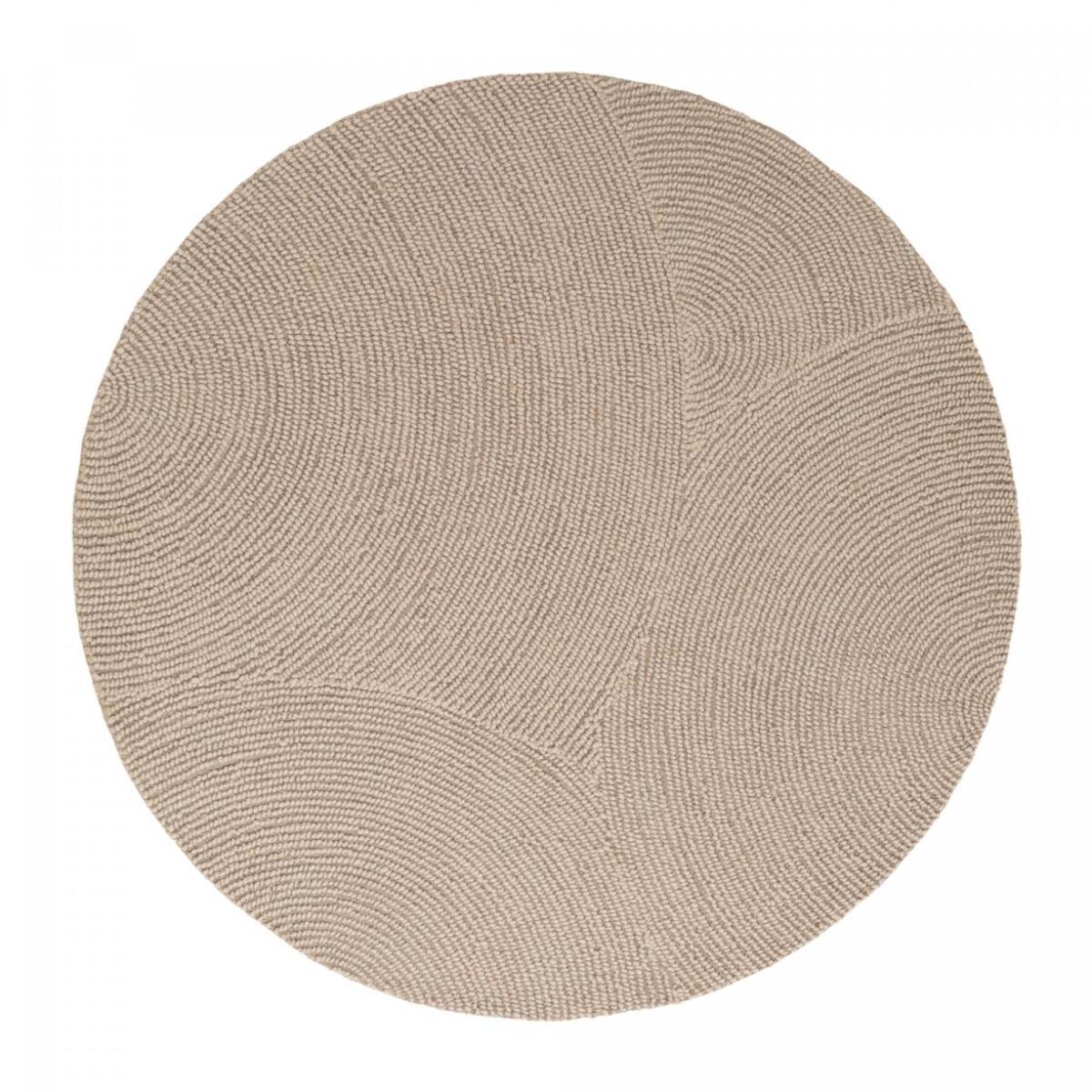 Tapis rond Rond Faux uni