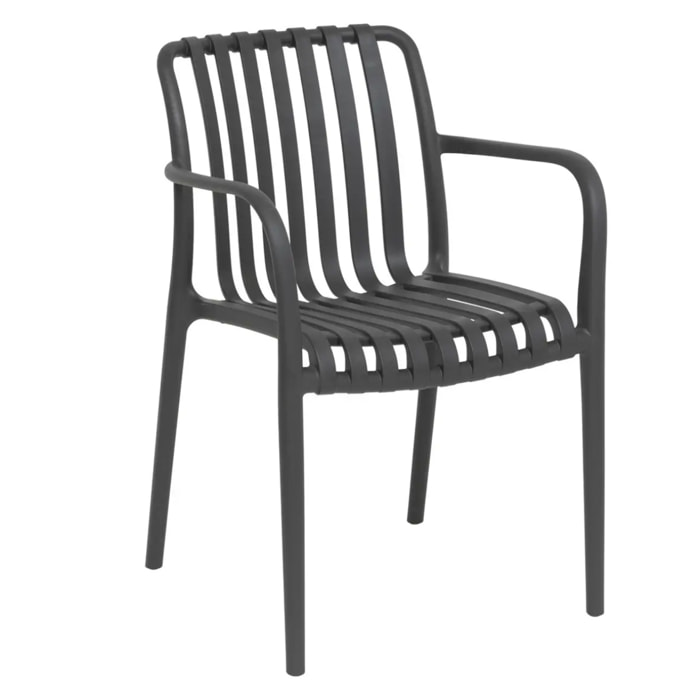 FAUTEUIL PP EMP ANTHRACITE