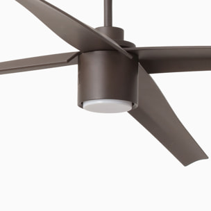 ATTOS XXL LED Ventilatore a soffitto de soffitto marrone