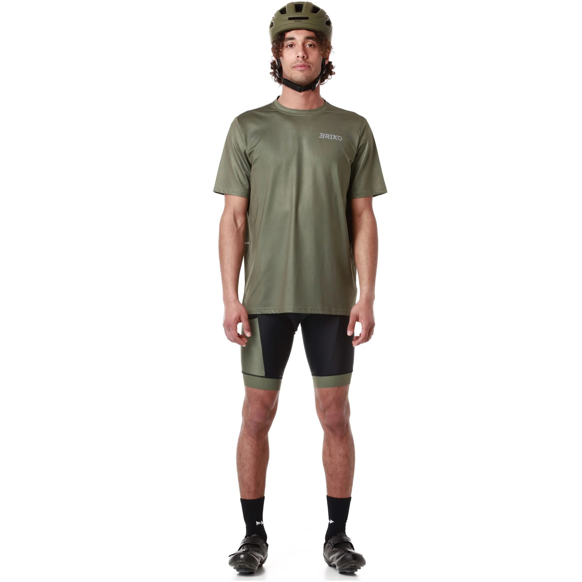 Tute Sportive Briko Uomo Nero Blown Bibshort