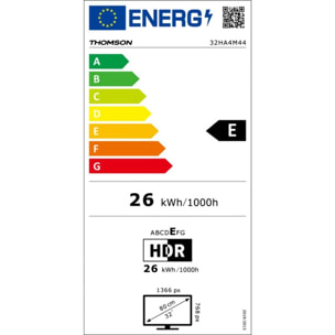 TV LED THOMSON Go - 32HA4M44 -32 pouces (80cm)