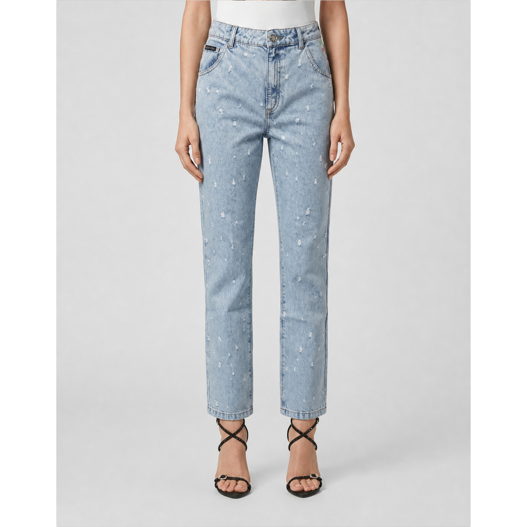 PHILIPP PLEIN Jeans dal taglio dritto