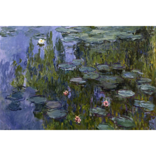 Tableau célèbre Les Nymphéas de Claude Monet Toile imprimée