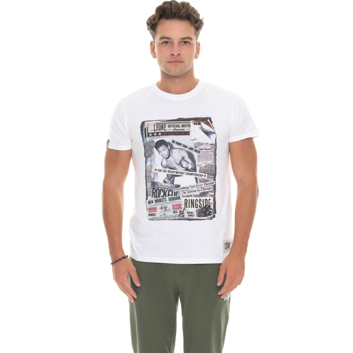 Camiseta de hombre Leone 1947 Apparel con estampado llamativo. Estilo urbano deportivo.