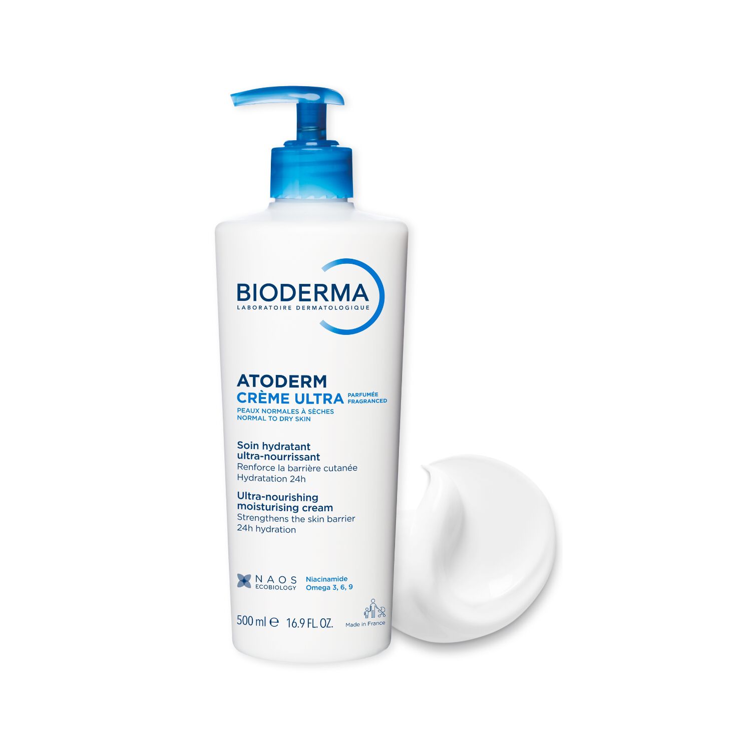 Atoderm - Crème Ultra-Nourrissante Parfumée 500 ml