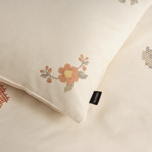 Housse de coussin 100 % coton 50x50 cm Aldaia A