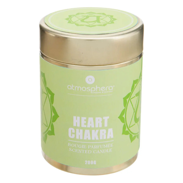 Bougie parfumée "Chakra" - chakra du coeur - 200g