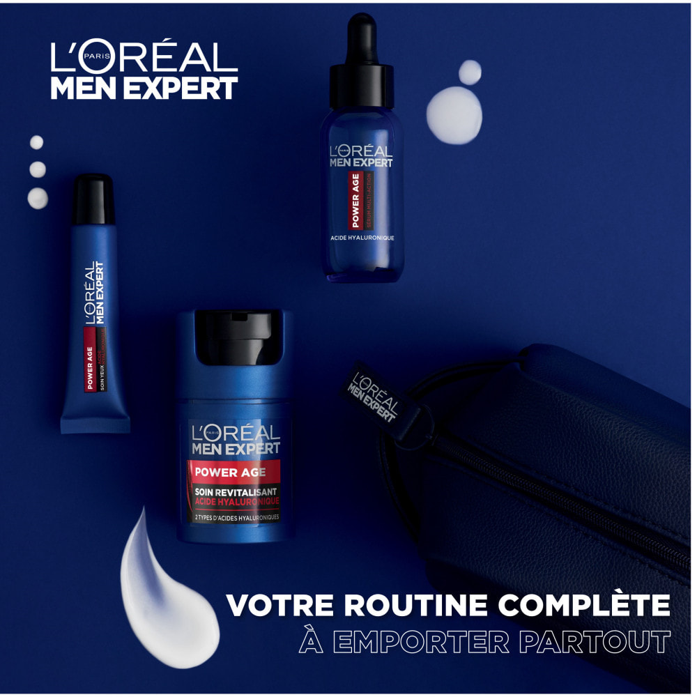 L'Oréal Paris Men Expert Power Age Trousse Routine Experte Anti-Âge 3 produits