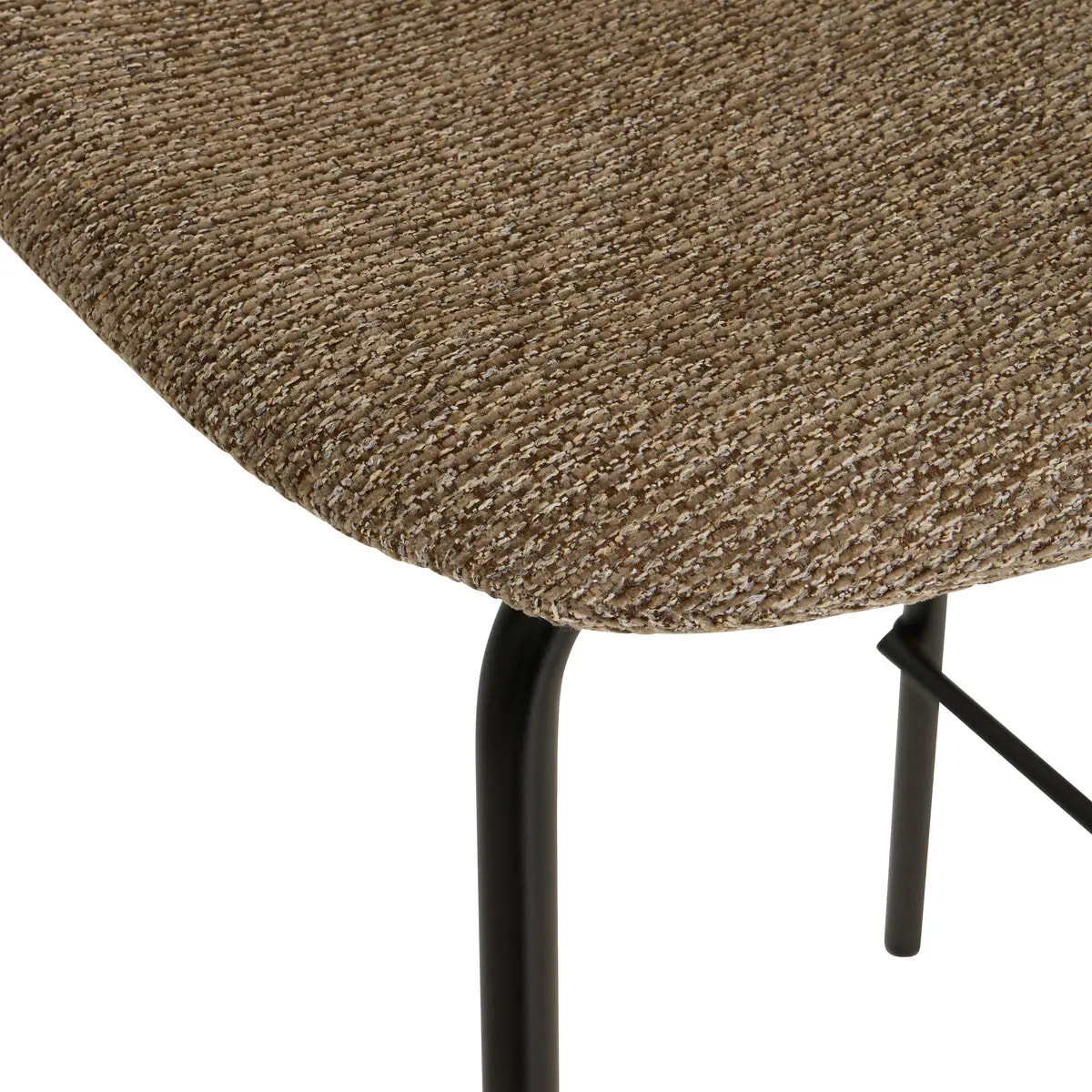 Lot de 2 Tabouret de bar Vladi beige 43,5x41,5cm