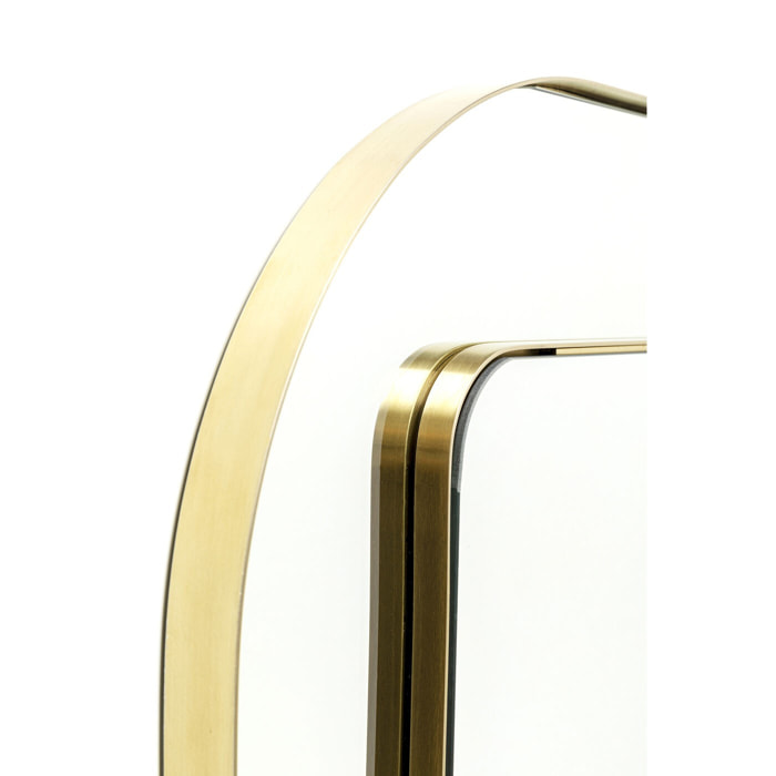 Miroir Double Row doré Kare Design