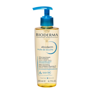 Atoderm Huile de Douche - Anti-Irritations Peaux Sensibles Sèches à Très Sèches