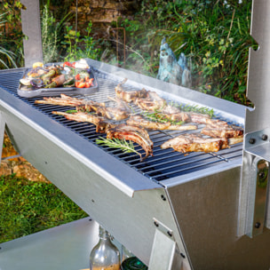 Rôtissoire à bois et à charbon TITAN