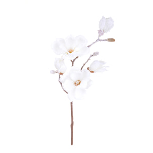 Ramo fiori magnolia - Pezzi 12 - 20xH76x15cm - Bianchi Dino SpA