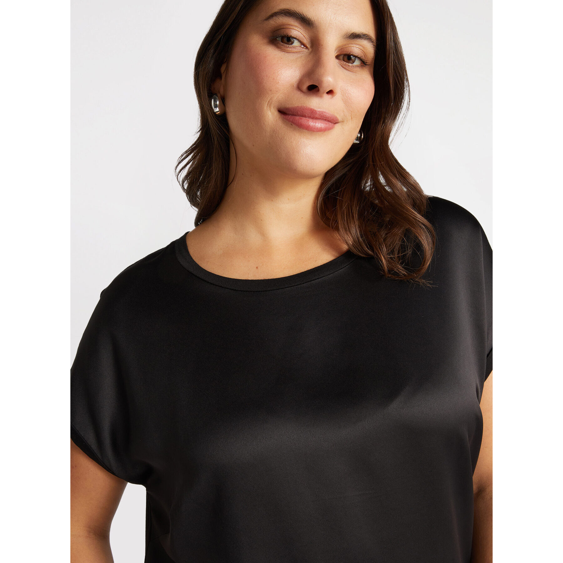 Fiorella Rubino - Blusa in raso - Nero