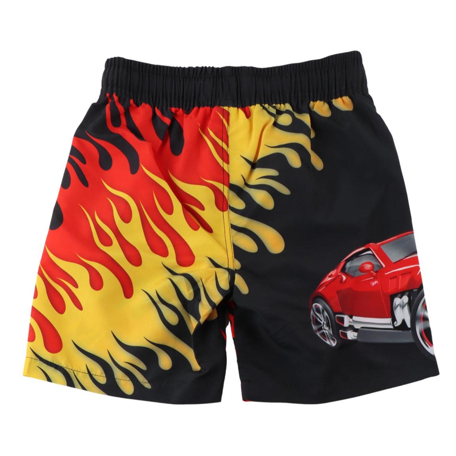Bermuda Baño Hot Wheels - Color Negro