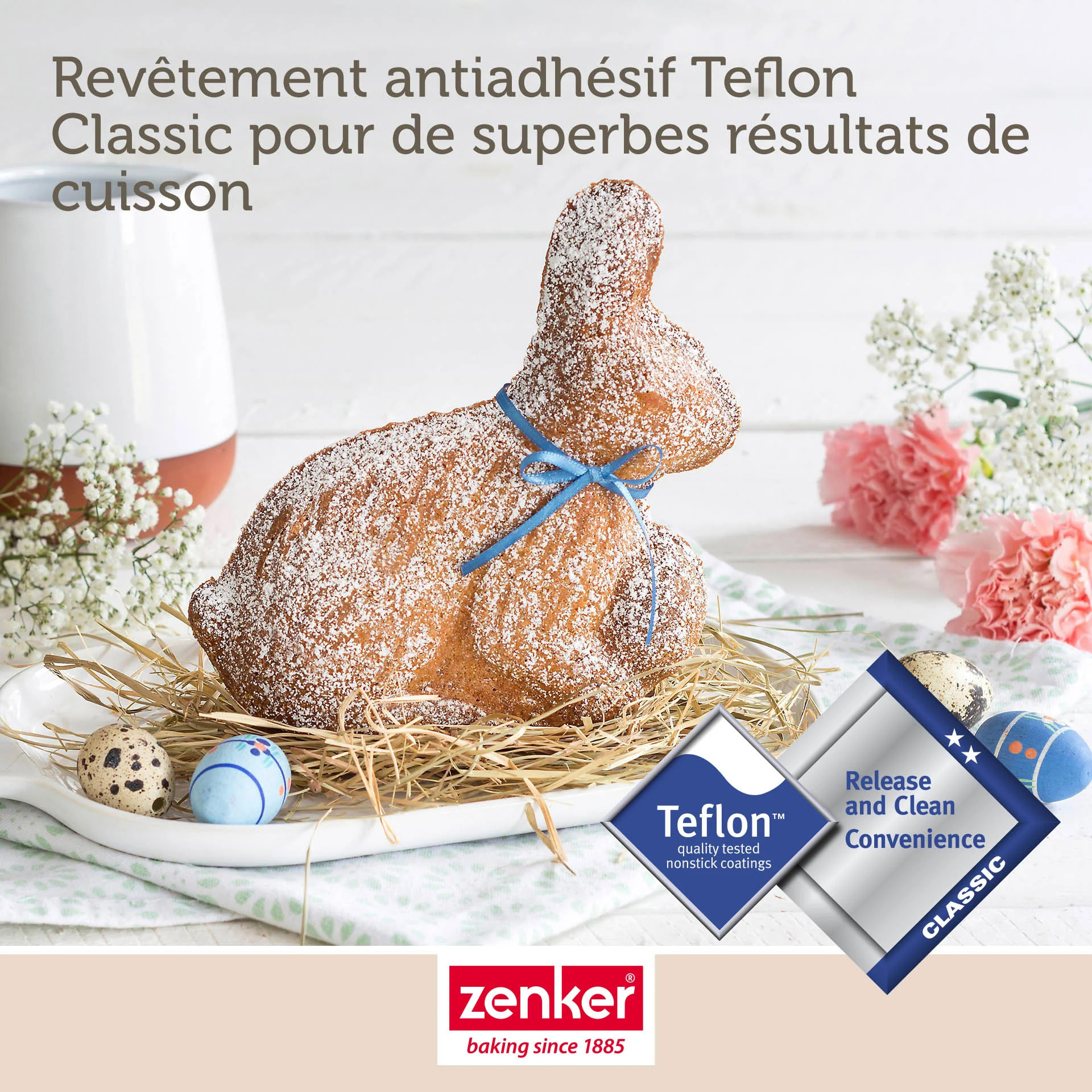 Moule à gâteaux 3D en forme de lapin de Pâques 600 ml Zenker Special Season