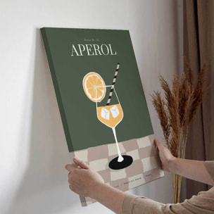 Tableau cocktail Aperol Toile imprimée