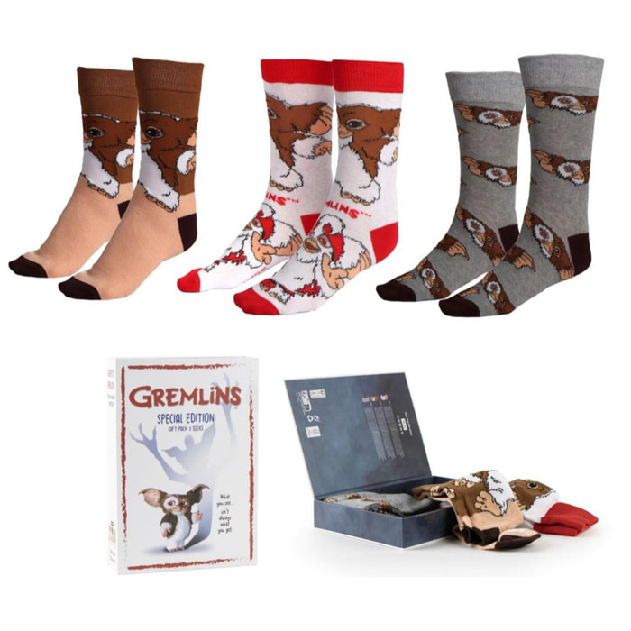 Set 3 Calcetines Gremlins - Multicolor - Talla 36-43
