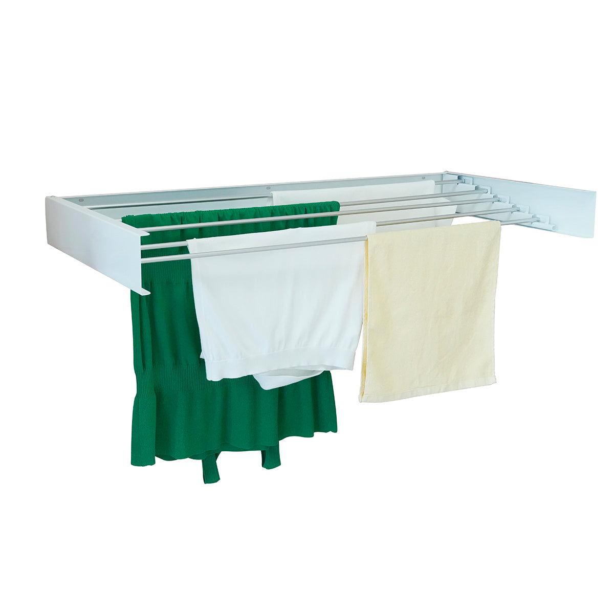 Séchoir à linge mural COBRA blanc 100cm