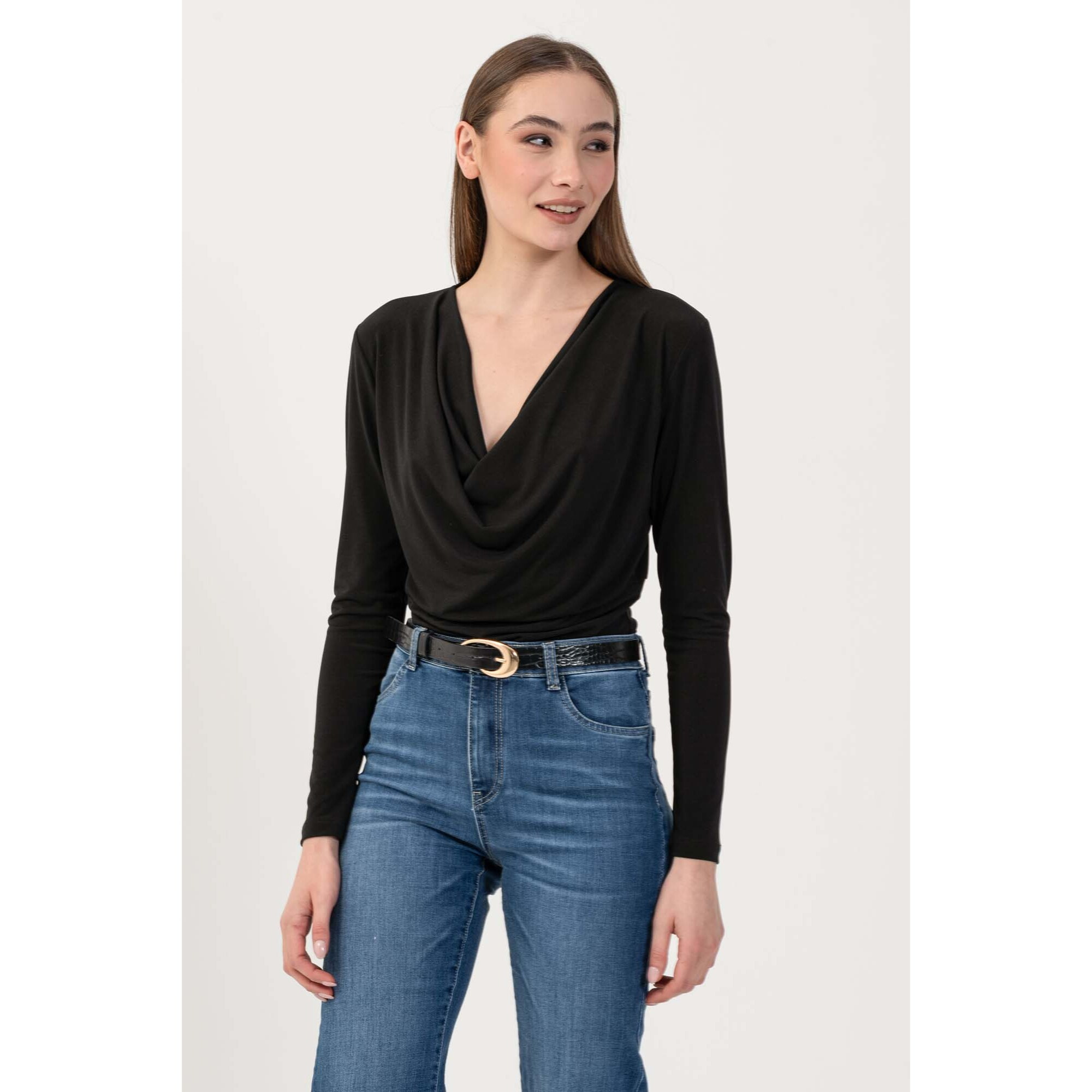 Kocca - Maglia con drappeggio Donna