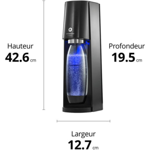 Machine à soda SODASTREAM E-TERRA noire