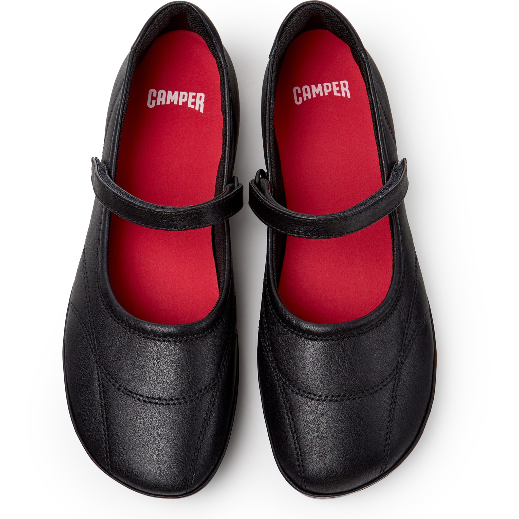 Bailarinas - CAMPER Right Nina - Negro - Piel lisa