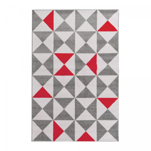 Tapis salon et chambre tissé motif scandinave TETI