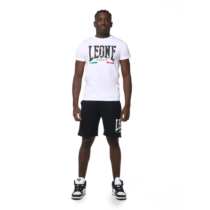Completo set da uomo composto da t-shirt e pantaloncini vintage Leone Basic