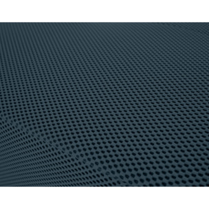 Onyx - canapé panoramique d'angle droit - 7 places - en tissu mailles 3D - Bleu canard