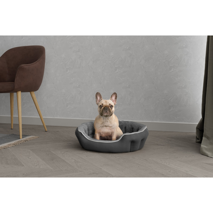 CUCCIA COCCOLE SOGNI E CAPRICCI PETS-GRIGIO CHIARO, 59x53xh18 cm