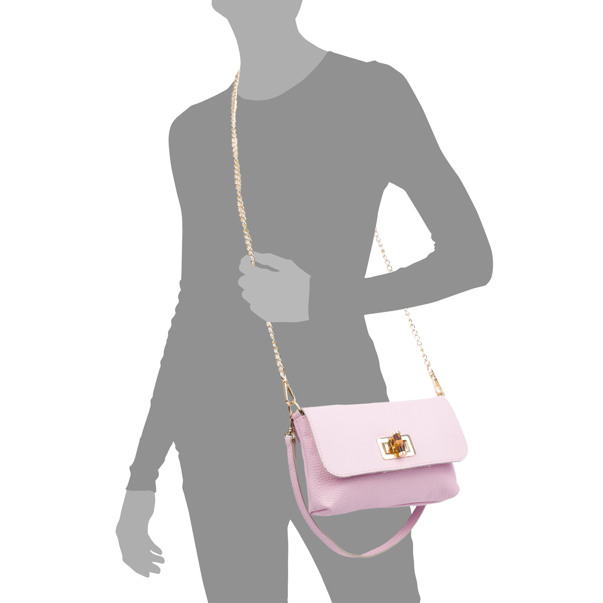 Belfiore Borsa a tracolla Donna. Pelle autentica Dollaro.