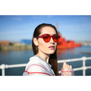 Gafas de sol OCEAN TIBURON - Trans. rojo / Roja espacial