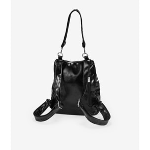 Mochila negra vintage