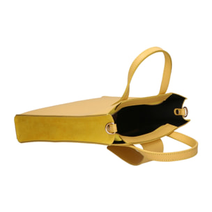 Borsa a mano da donna - Modello Giuseppina - Vera pelle - 33.0 x 26.0 x 9.0 cm