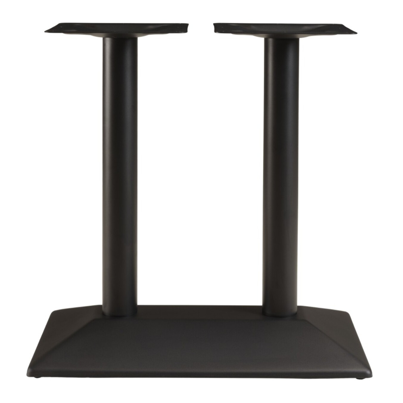 ICARE - Ensemble n°1: table bistrot rect. 120x70cm en céramique marbré noir