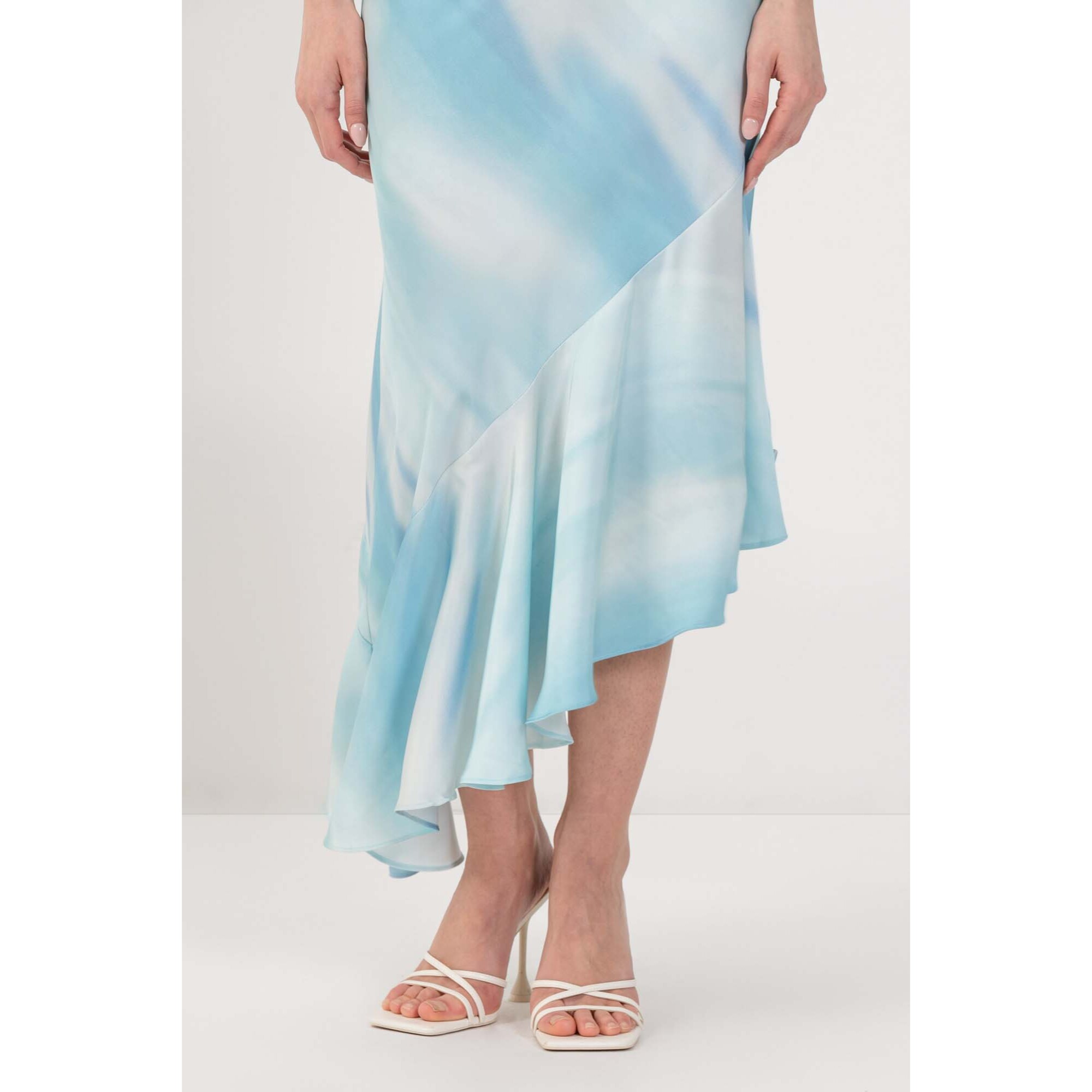 Kocca - Gonna elegante con volant Donna