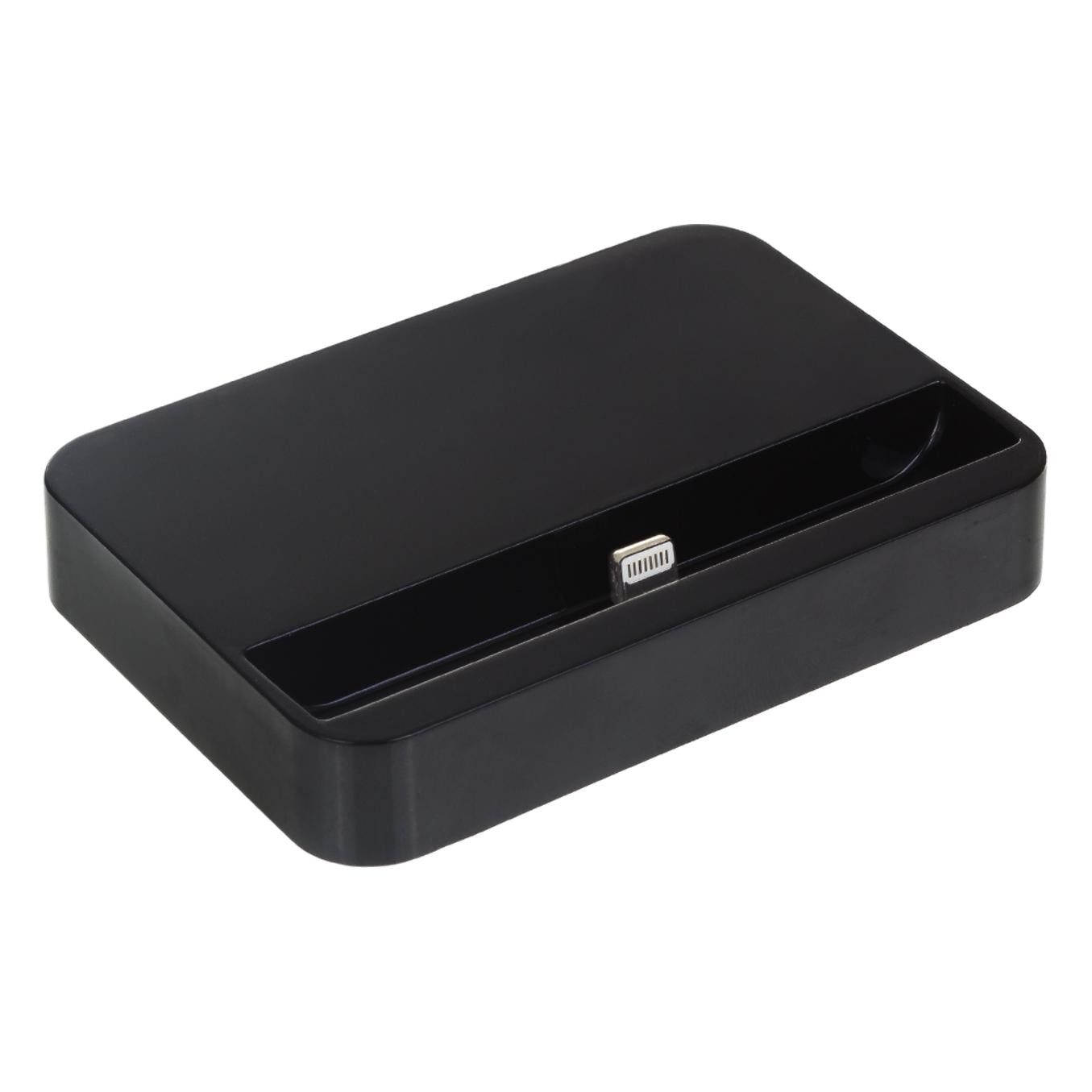 BASE DE CARGA PLANA PARA IPhone 5/SE/6/6 PLUS NEGRA