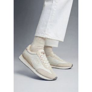 Zapatillas Deportivas Unisex Estilo Retro en Triple Blanco