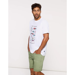 Camiseta Manga Corta Blanco - Nichols