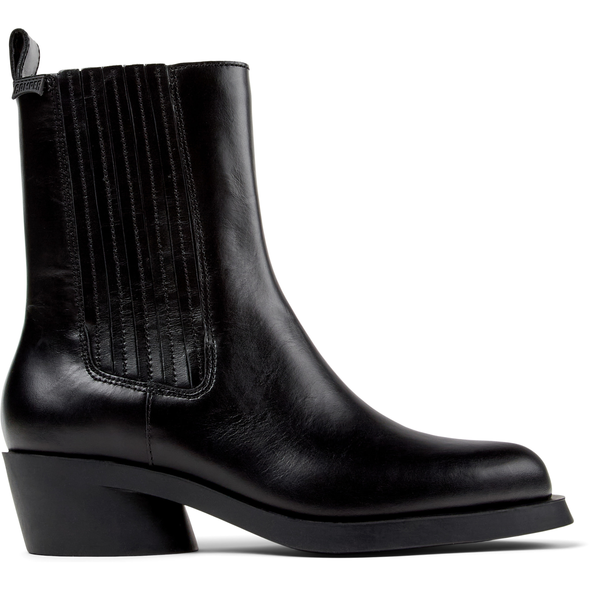 Botines - CAMPER Bonnie - Negro - Cuero liso
