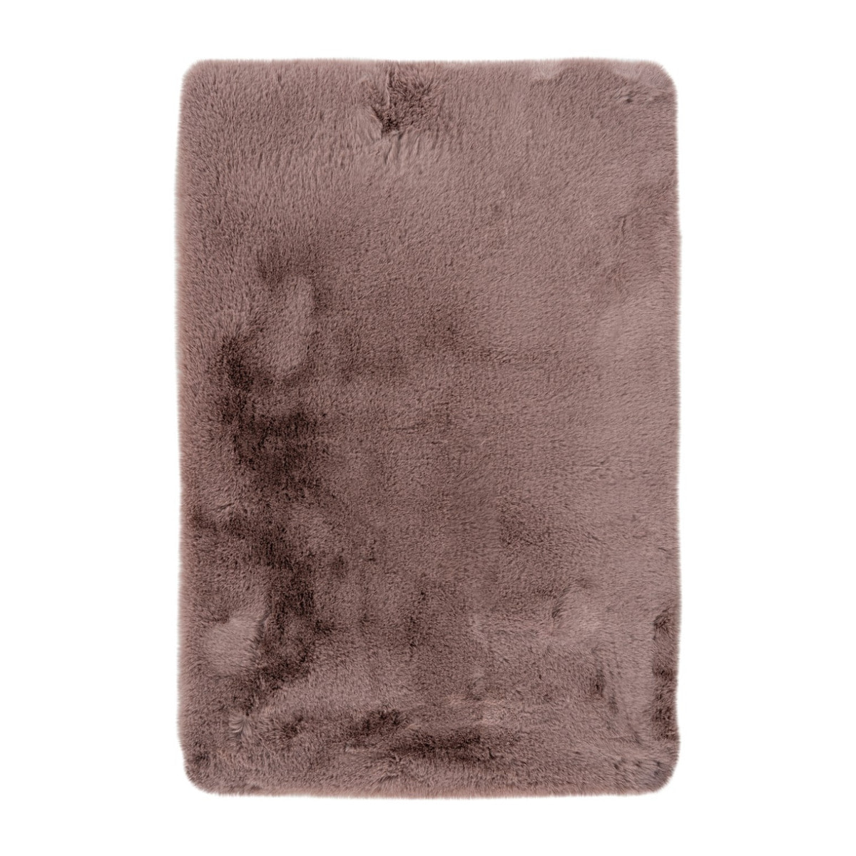 Tappeto da bagno Rabbit Rosa in soffice pelliccia sintetica