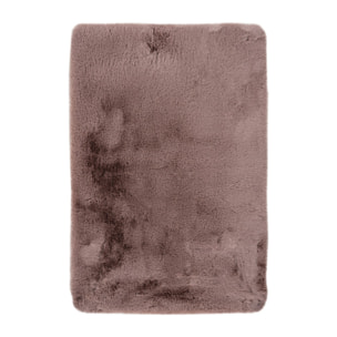 Tappeto da bagno Rabbit Rosa in soffice pelliccia sintetica