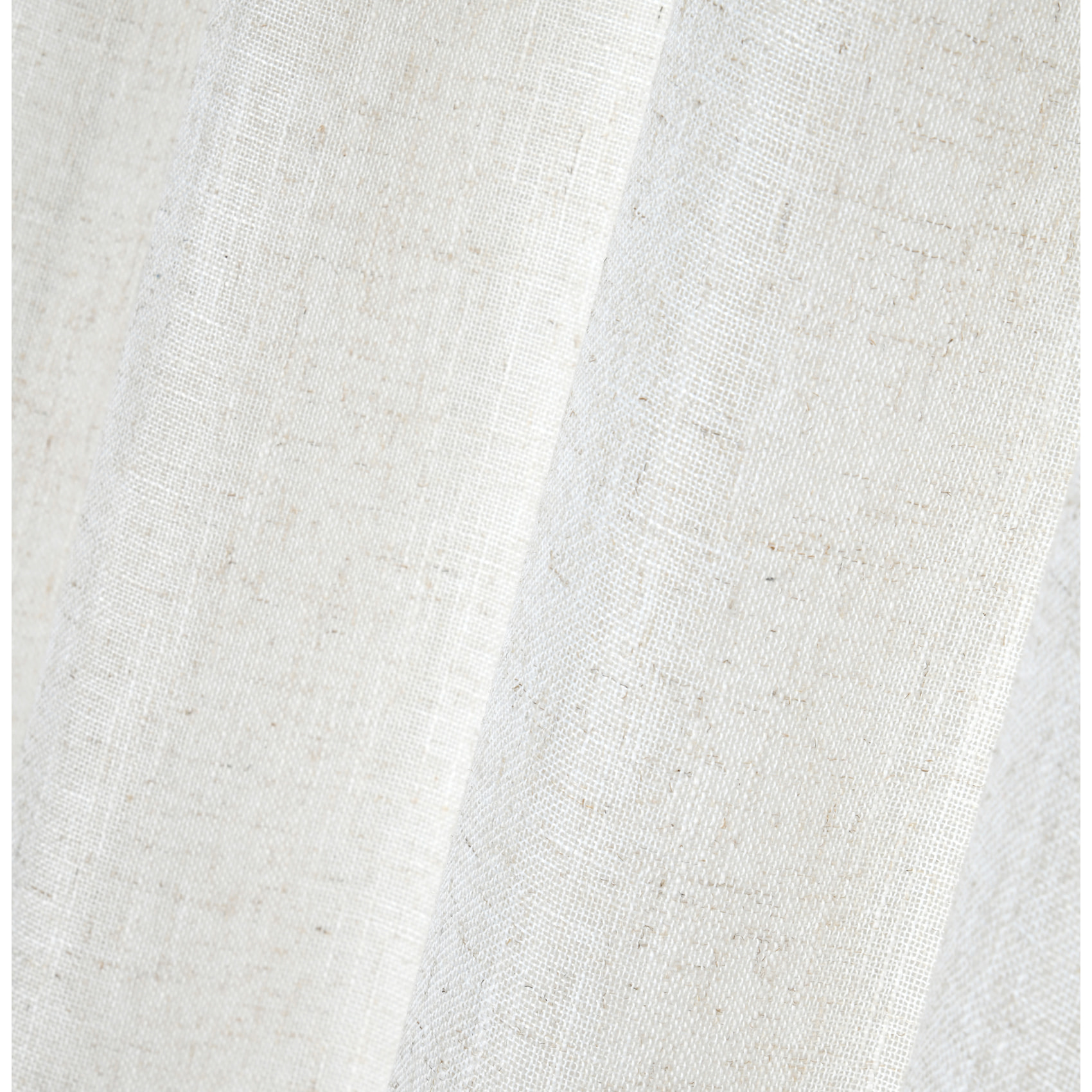 Voilage tamisant polylin à pattes - Naturel