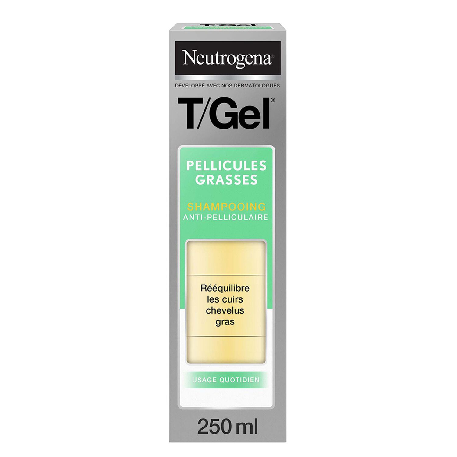 T/Gel Shampooing Anti-Pelliculaire - Pellicules Grasses Rééquilibre Cuir Chevelu Gras 250ml