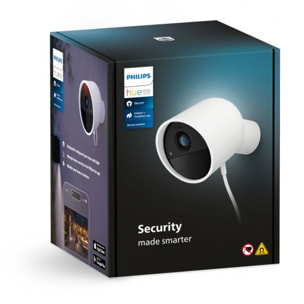 Caméra de surveillance PHILIPS HUE SECURE Wifi blanche